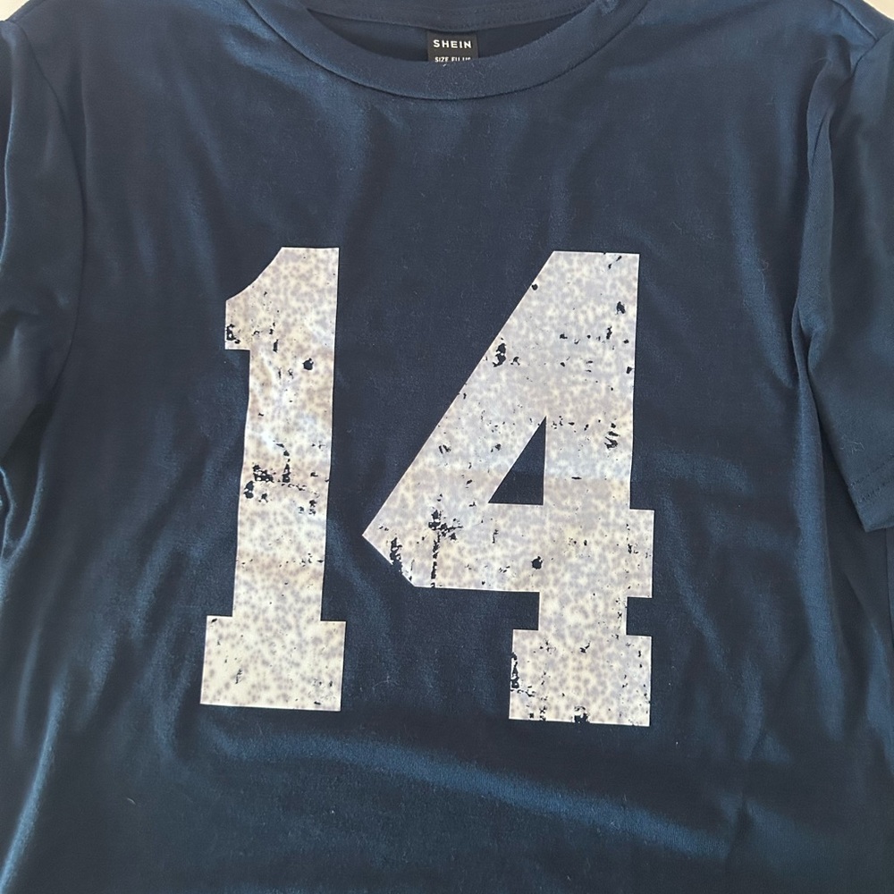 SHEIN Dark Blue Tee